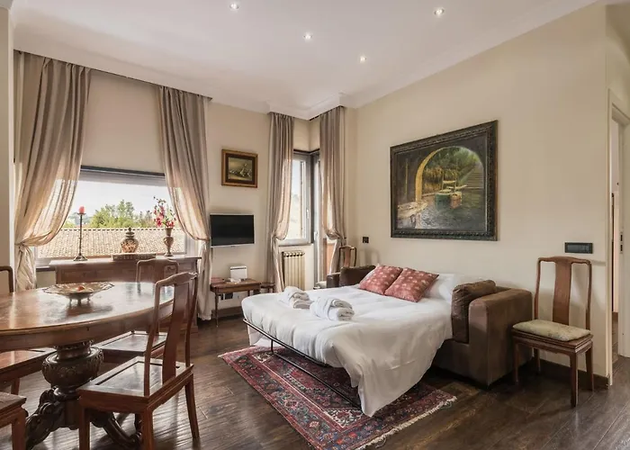 The Rent - Elegant Two-bedroom In Via Aurelia Apartament